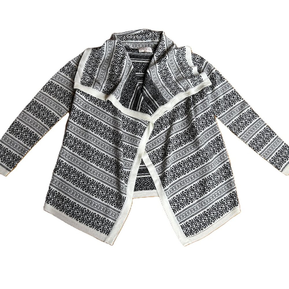 Anthropologie Fair Isle Waterfall Cardigan (NEW)
